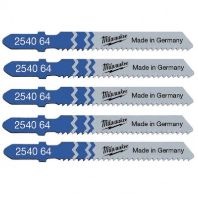 Полотно пиляльне для електролобзика Milwaukee T118B по металу, крок зуба 2ммх55мм, 5шт Полотно пиляльне для електролобзика Milwaukee T118B по металу, крок зуба 2ммх55мм, 5шт