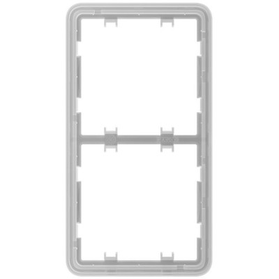 Рамка для вимикача на 2 секції Ajax Frame 2 seats for LightSwitch Vertical