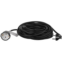 Удлинитель сетевой 2E 1хТип F, 3х1.5мм кв, 16A, 15м, черный 2E-PC315M15