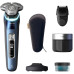 Бритва електр. Philips Series i9000 Prestige SkinIQ,  бритв.головок-3, Li-Ion, сух.+волог., індикатор заряду, твердий чохол, синій