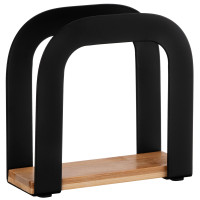 Салфетка ARDESTO Midori 12х4.5х12см, металл, бамбук, черная