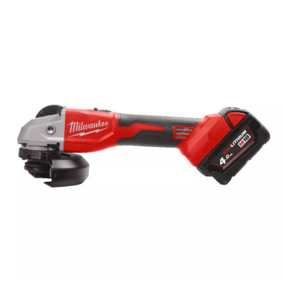 Шліфмашина кутова акумуляторна Milwaukee M18 BLSAG125X-402X 125мм 18В 2x4А·год ЗП М12-18С 11000об/хв 2.4кг кейс