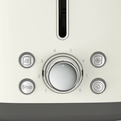 Тостер Tefal Collection 850Вт, розморожування, пластик, бежевий