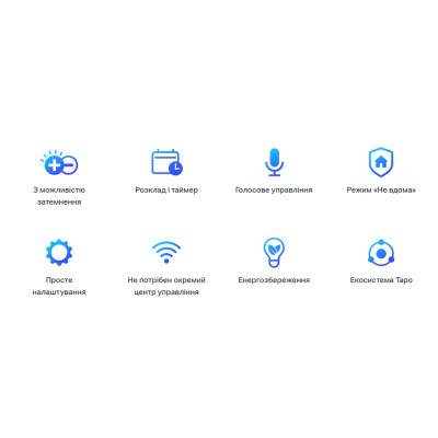 Розумна Wi-Fi лампа TP-LINK Tapo L510E 2 шт. N300 Розумна Wi-Fi лампа TP-LINK Tapo L510E 2 шт. N300