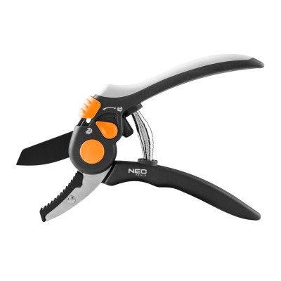 Секатор контактний Neo Tools, d різу 18мм, 200мм, 240г