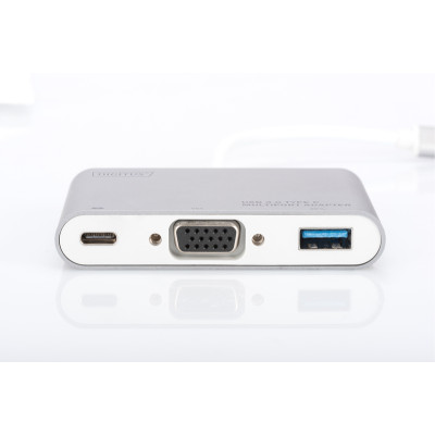 Хаб DIGITUS USB-C > VGA/USB-A/USB-C (DA-70839)