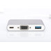Хаб DIGITUS USB-C > VGA/USB-A/USB-C (DA-70839)