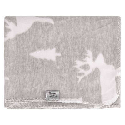 Плед ARDESTO Fleece 130x160см, 100% поліестер, олені