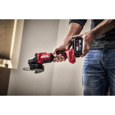 Шліфмашина кутова акумуляторна SKIL 3923 CA 125мм 20В безщіткова 10000об/хв плав. пуск 1.63кг без АКБ та ЗП