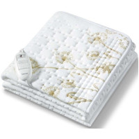 Електропростирадло Beurer, від мережі, 150х80см, 60Вт, 3 режими, бавовна, фліс, білий Електропростирадло Beurer, від мережі, 150х80см, 60Вт, 3 режими, бавовна, фліс, білий