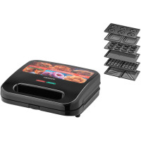 Мультимейкер ARDESTO, 700Вт, комплект-6 пластин, корпус-пластик, чорний