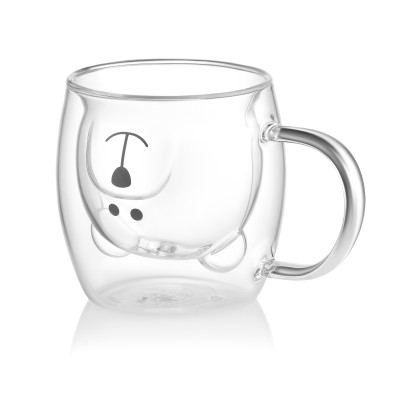 ARDESTO Набір чашок з ручками і подвійними стінками Animals, 250мл, 2шт, боросилікатне скло, прозорий ARDESTO Набір чашок з ручками і подвійними стінками Animals, 250мл, 2шт, боросилікатне скло, прозорий