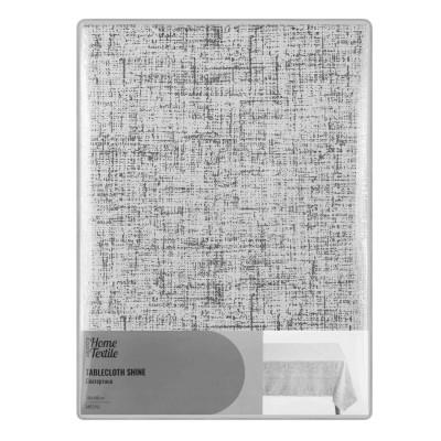 Скатертина ARDESTO Shine 120х140см, 100% поліестер, сріблястий