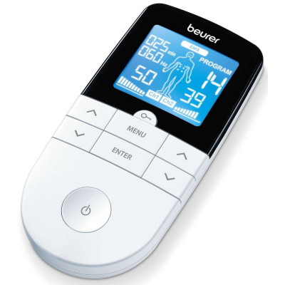 Електростимулятор Beurer для м'язів, 3*ААА, вага - 0.117кг, 35 програми, розслаблення, білий Електростимулятор Beurer для м'язів, 3*ААА, вага - 0.117кг, 35 програми, розслаблення, білий