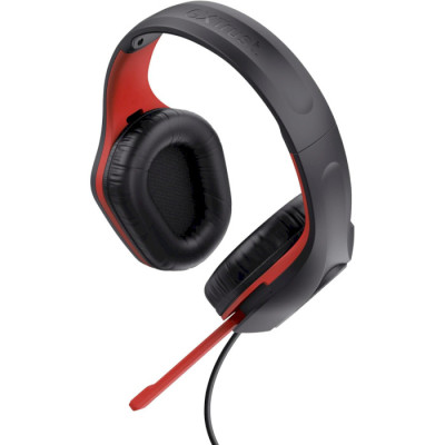 Гарнітура ігрова Trust GXT 415 Zirox, 3.5мм, 1.2м, червоний-чорний (24995_TRUST)