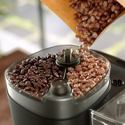 Philips Кофеварка капельная All-in-1 Brew, 1.25л, зерно+молотый, дисплей, подогрев кофейника, кофемолка, черный
