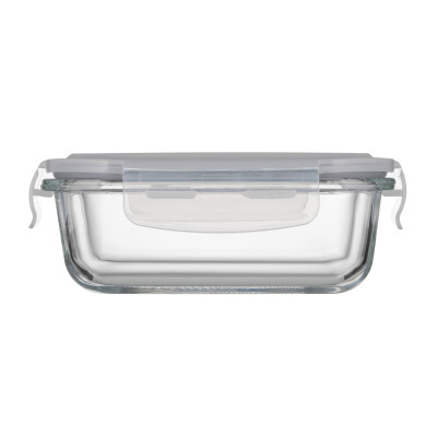 Контейнер для хранения пищевых продуктов Ardesto Gemini 0.38л, боросиликатное стекло, пластик, прямоугольный, прозрачный