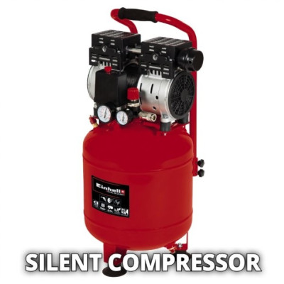 Компресор повітряний Einhell TE-AC 24 Silent, 750Вт, 24л, 135л/хв, 8бар