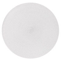 Килимок сервірувальний ARDESTO 38см, поліпропілен, кругла, сірий