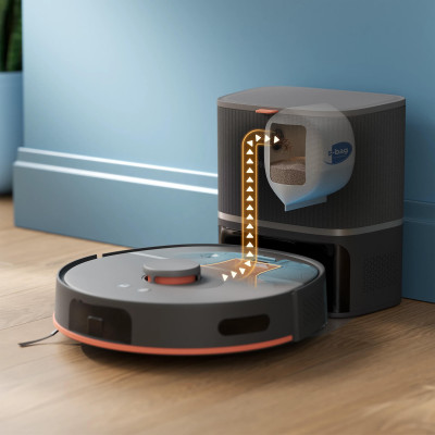 Робот-пилосос Philips Series 5000, h=29.2см, вологе прибирання, конт пил -0.26л, вода -0.27л, автон. робота до 200хв, EPA 10, чорний Робот-пилосос Philips Series 5000, h=29.2см, вологе прибирання, конт пил -0.26л, вода -0.27л, автон. робота до 200хв, EPA 10, чорний