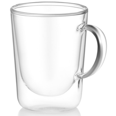 Набор чашек с ручками и двойными стенками Ardesto, 350мл, 2шт, боросиликатное стекло, прозрачный (AR2635BH) Набор чашек с ручками и двойными стенками Ardesto, 350мл, 2шт, боросиликатное стекло, прозрачный (AR2635BH)