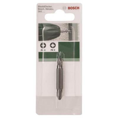 Bosch Подвійна біта PH2/PZ2, 45мм