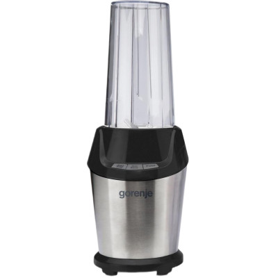 Gorenje Блендер стаціонарний 1000Вт, чаша-750мл, подрібнювач, чорний-нерж Gorenje Блендер стаціонарний 1000Вт, чаша-750мл, подрібнювач, чорний-нерж