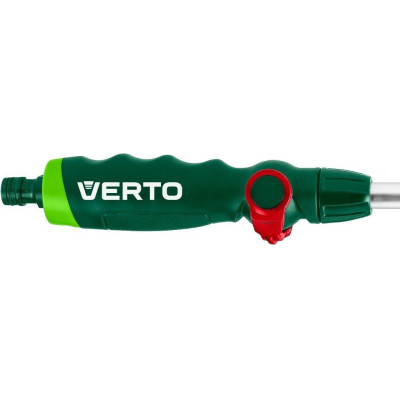 Зрошувач ручний Verto, 10 функцій, плавне регулювання напору води великим пальцем, тримач двокомпонентний