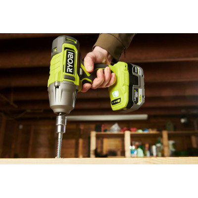 Гайковерт ударний акумуляторний Ryobi ONE+ RIW18-1C20SA3 18В АКБ 1х2А·год 2600об·хв 800Нм 1/2