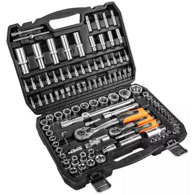 Набір інструментів Neo Tools, набір торцевих головок, 108шт, 1/2 Набір інструментів Neo Tools, набір торцевих головок, 108шт, 1/2