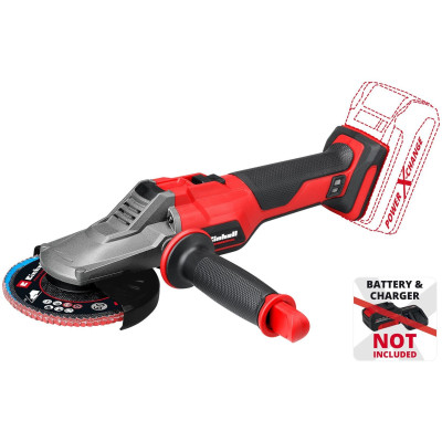 Шліфмашина кутова акумуляторна Einhell Professional TP-AG 18/125 F Li BL - Solo PXC 18В 125мм 8500об/хв плаский редуктор 1.57кг без АКБ та ЗП