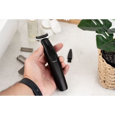 Бритва електр. ARDESTO One blade, Li-Ion, сух.+волог., тример, 3 насадки, чорний Бритва електр. ARDESTO One blade, Li-Ion, сух.+волог., тример, 3 насадки, чорний