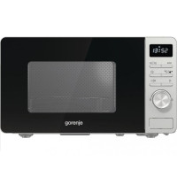 Мікрохвильова піч Gorenje, 23л, міх. управл., 800Вт, гриль, дисплей, нерж Мікрохвильова піч Gorenje, 23л, міх. управл., 800Вт, гриль, дисплей, нерж