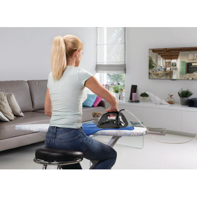 Праска Gorenje, 2600Вт, 350мл, паровий удар 95гр, верт. відпарювання, антинакип, автовідключення, керам. підошва, сіро-чорний