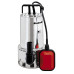 Насос дренажний Einhell GC-DP 1020 N, 1000Вт, 18000л/год, вис. 9м, глиб. 5м, нержавіюча сталь, 7.2кг