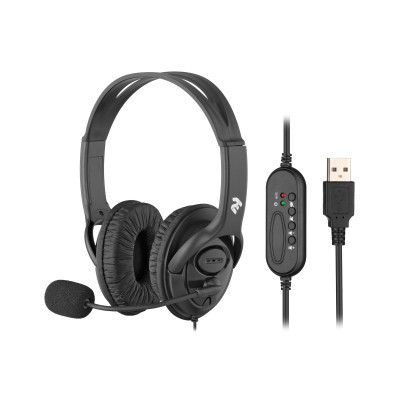 Гарнитура ПК стерео Over-ear 2E CH13 USB, omni-mic, 2м, черный (2E-CH13SU) Гарнитура ПК стерео Over-ear 2E CH13 USB, omni-mic, 2м, черный (2E-CH13SU)