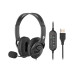Гарнитура ПК стерео Over-ear 2E CH13 USB, omni-mic, 2м, черный (2E-CH13SU)