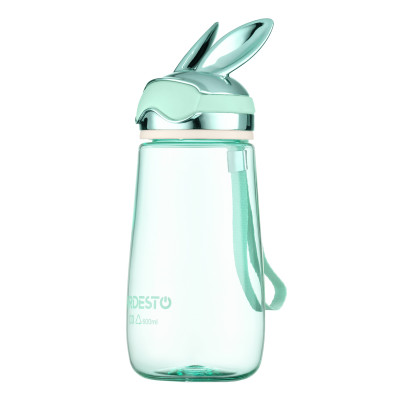 Пляшка для води ARDESTO Bunny 600мл, пластик, зелений Пляшка для води ARDESTO Bunny 600мл, пластик, зелений