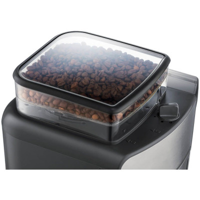 Кавоварка Russell Hobbs крапельна Grind and Brew 1л, мелена, LED-дисплей, сріблясто-чорний