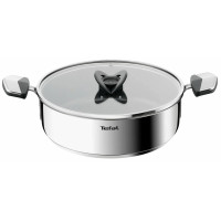 Сотейник Tefal Excellence+, з кришкою, 26см, нержавіюча сталь, скло, бакеліт, чорний Сотейник Tefal Excellence+, з кришкою, 26см, нержавіюча сталь, скло, бакеліт, чорний