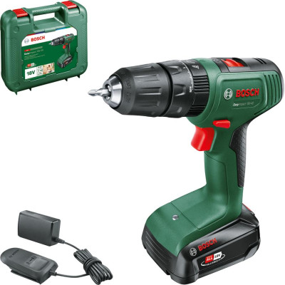 Bosch Шурупокрут-дриль акумуляторний EasyImpact 18V-40 18В 1х1.5А·год 20·38Нм 0-430·0-1650об·хв кейс ЗП 1.4кг