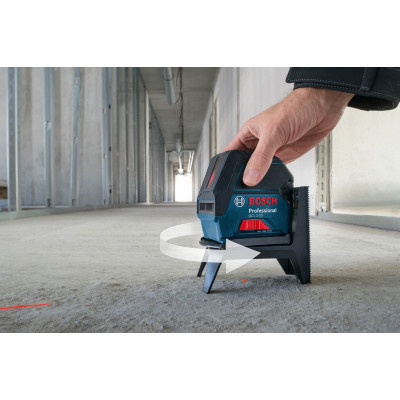 Нівелір лазерний Bosch Professional GCL2-50+RM1+BM3 до 20м, ±0.3мм/м, 4AAx1.5В, IP54, чохол, мішеннь, кейс, 0.6кг