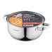 Каструля ARDESTO Gemini Gourmet, скляна кришка, 2.7 л, нержавіюча сталь