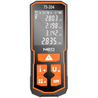 Далекомір лазерний Neo Tools, 0.05–60м, ±2мм, 0.096кг Далекомір лазерний Neo Tools, 0.05–60м, ±2мм, 0.096кг