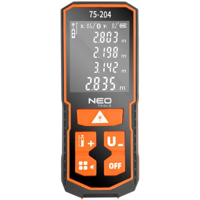 Далекомір лазерний Neo Tools, 0.05–60м, ±2мм, 0.096кг