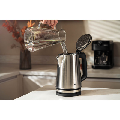 Електрочайник ARDESTO 2.2л, нерж. сталь, сріблястий Електрочайник ARDESTO 2.2л, нерж. сталь, сріблястий