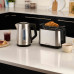 Тостер Russell Hobbs Heaton, нержав., підігрів,разморозка, чорний+нерж