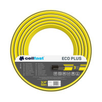Шланг садовый Cellfast ECO PLUS 3/4" 50м, 3 слоя, до 20 Бар, -10...+50°C (12-172)