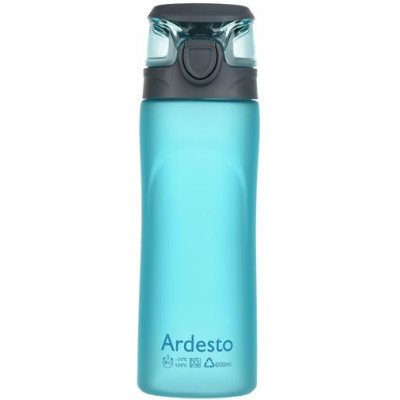 Пляшка для води ARDESTO, 600мл, пластик, блакитний