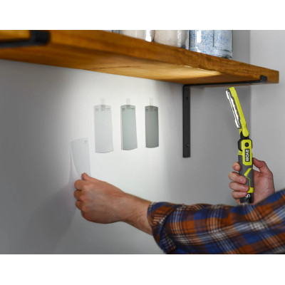 Ryobi Ліхтар інспекційний акумуляторний USB Lithium RLI4-120G, 4В, 2А·год, 650лм, 3 режими, магніт, затискач 0.17кг